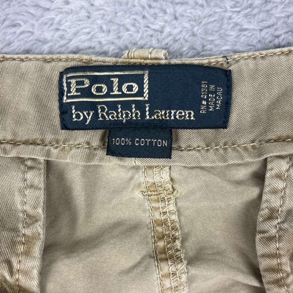 Vtg Polo Ralph Lauren Paratrooper Military Cargo Pants Mens 36 (36×29.5) Khaki - Picture 7 of 8